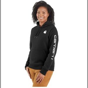 Carhartt Black Hoodie with Logo